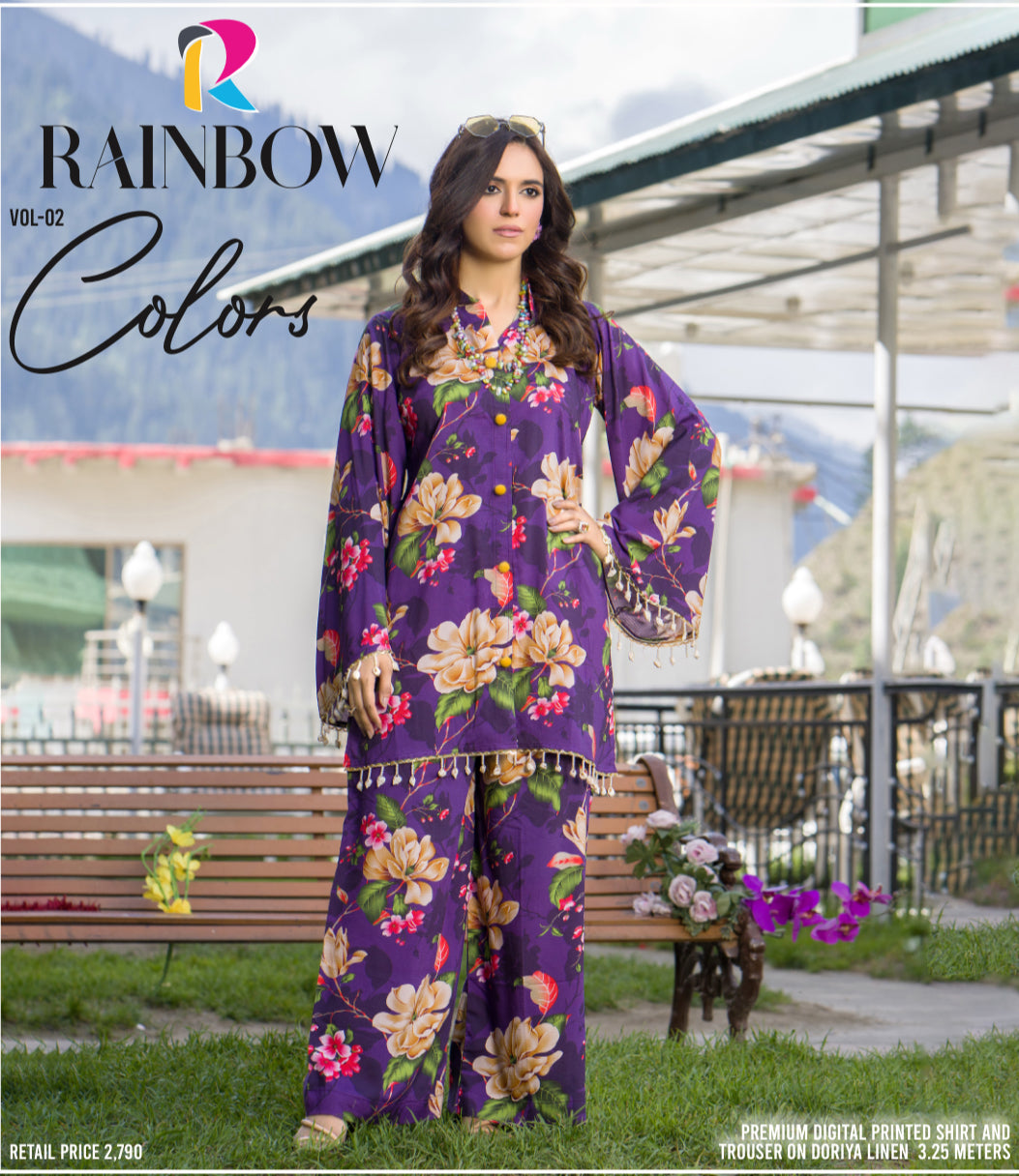 Premium Floral Doriya Linen 🌸