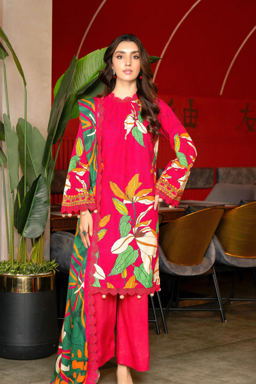 Bold Bloom - Festive 3-Piece Suit