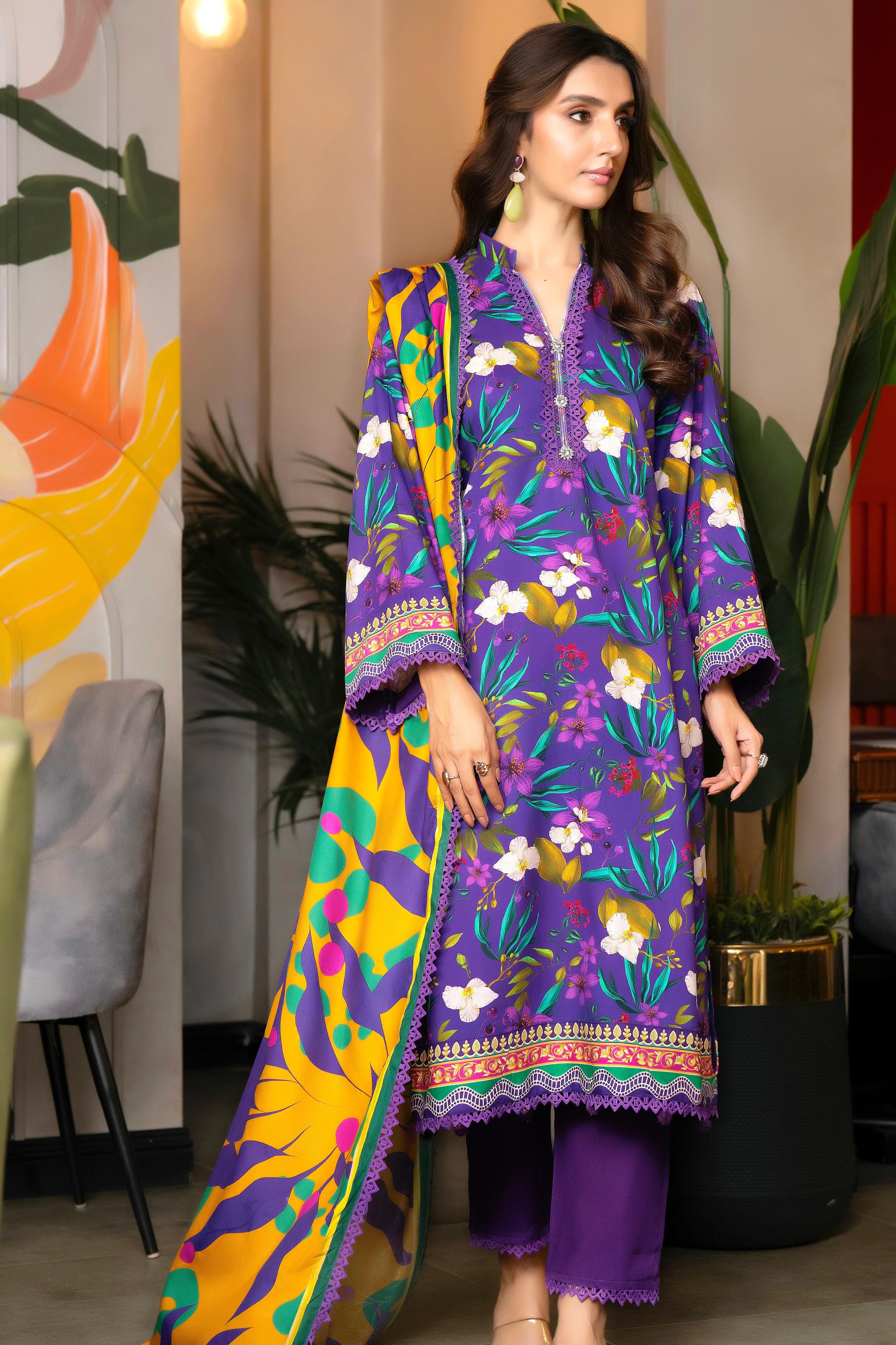 Royal Bloom - Festive 3-Piece Suit